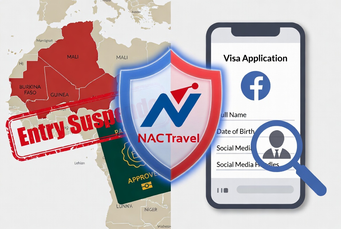 US Visa Ban Update: 39 Countries Added & New "Social Media" Rules (January 2026)